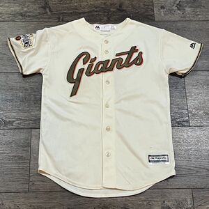 2014 World Series Champions SF Giants World Series Ring Ceremony Jersey Youth L